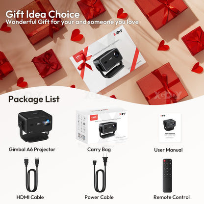 4K Smart Projector 18000 Lumen LED 1080P Wifi Bluetooth UHD Home Theater US