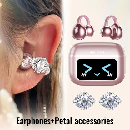 EchoGrip™ M100 ENC Ear Clip Earphones – Style, Sound, and Smart Control