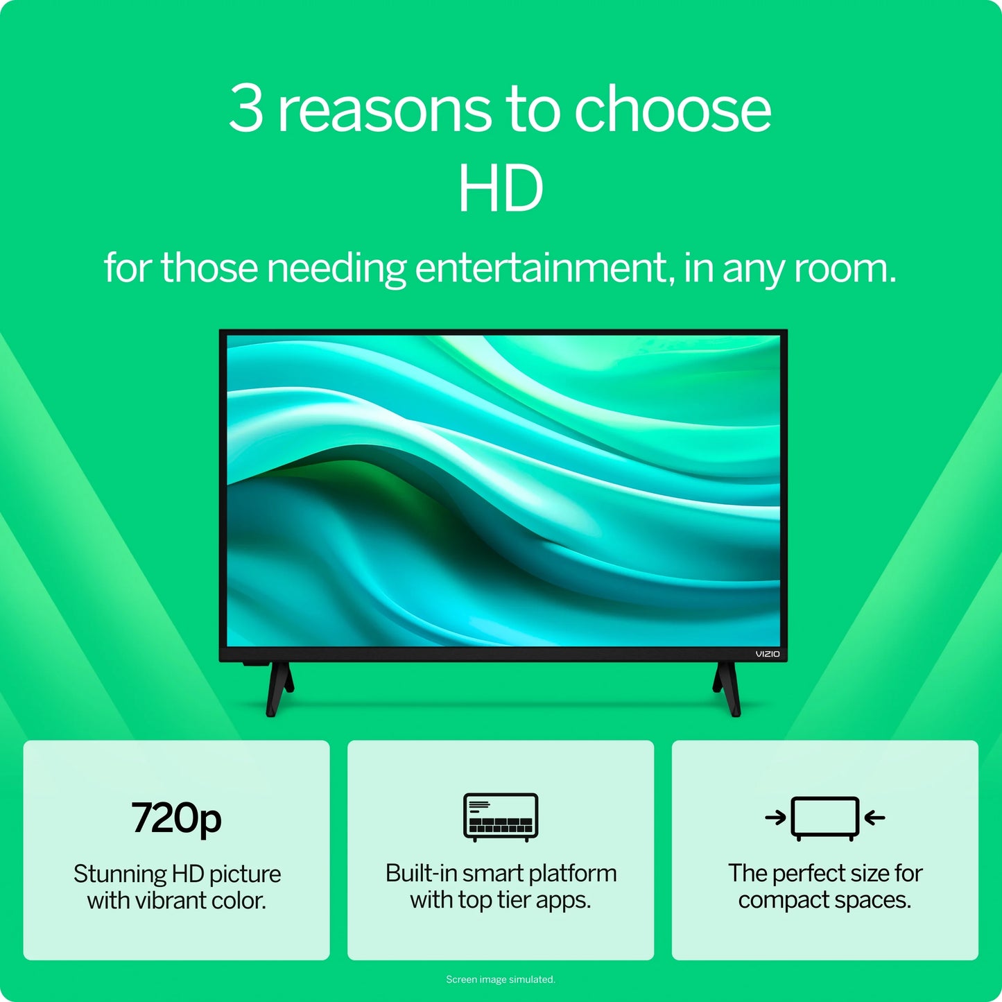 32” Class HD 720P LED Smart TV (VHD32M-08)